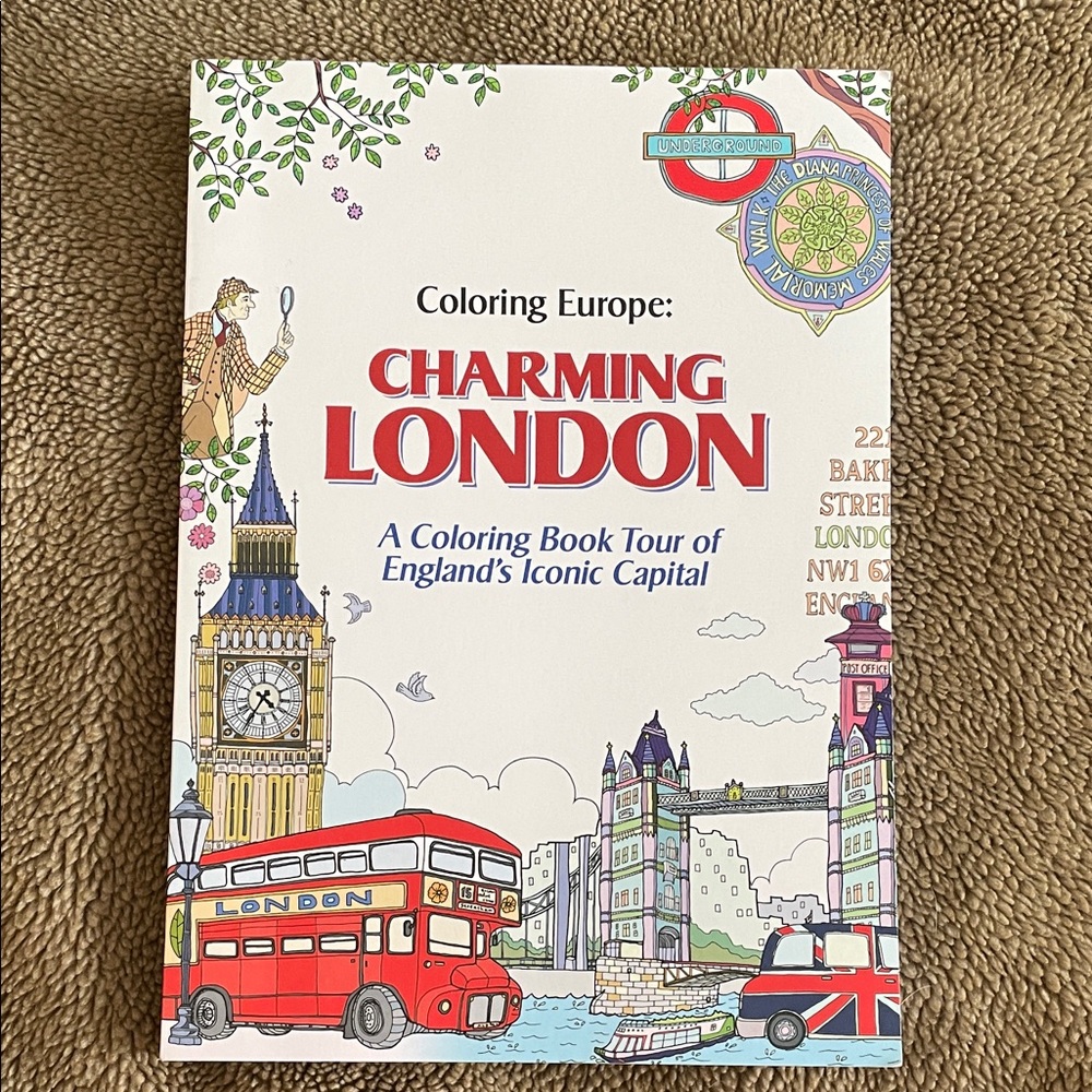 Charming London Coloring Book